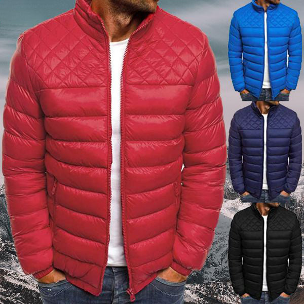 Keith Men's Padded Jacket - Windproof and Waterproof
