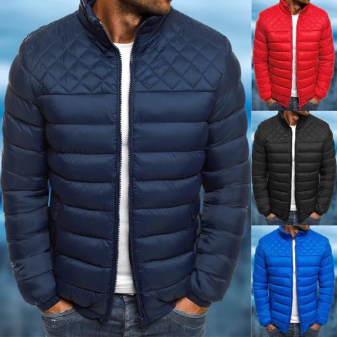 Keith Men's Padded Jacket - Windproof and Waterproof