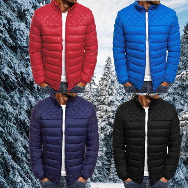 Keith Men's Padded Jacket - Windproof and Waterproof