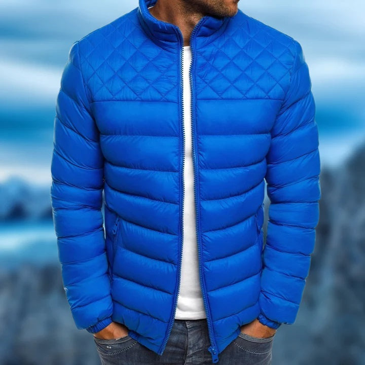 Keith Men's Padded Jacket - Windproof and Waterproof