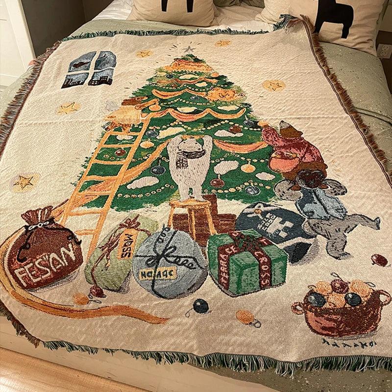 Cozy Nutcracker Christmas Blanket - Soft Fleece Ideal for Winter Decor and Cozy Nights