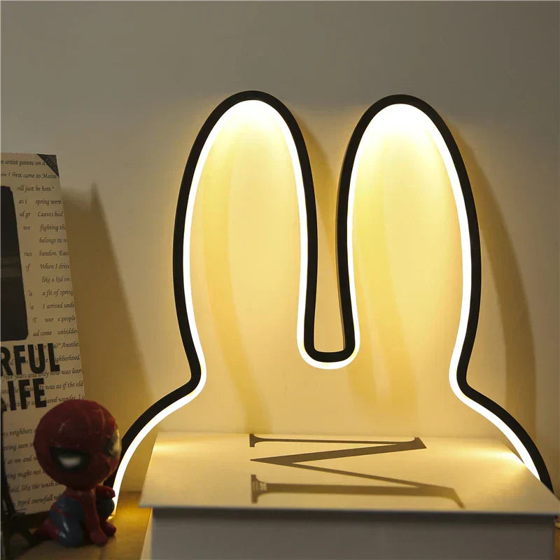 Rechargeable USB Bunny Night Light with Mood-Enhancing Features
