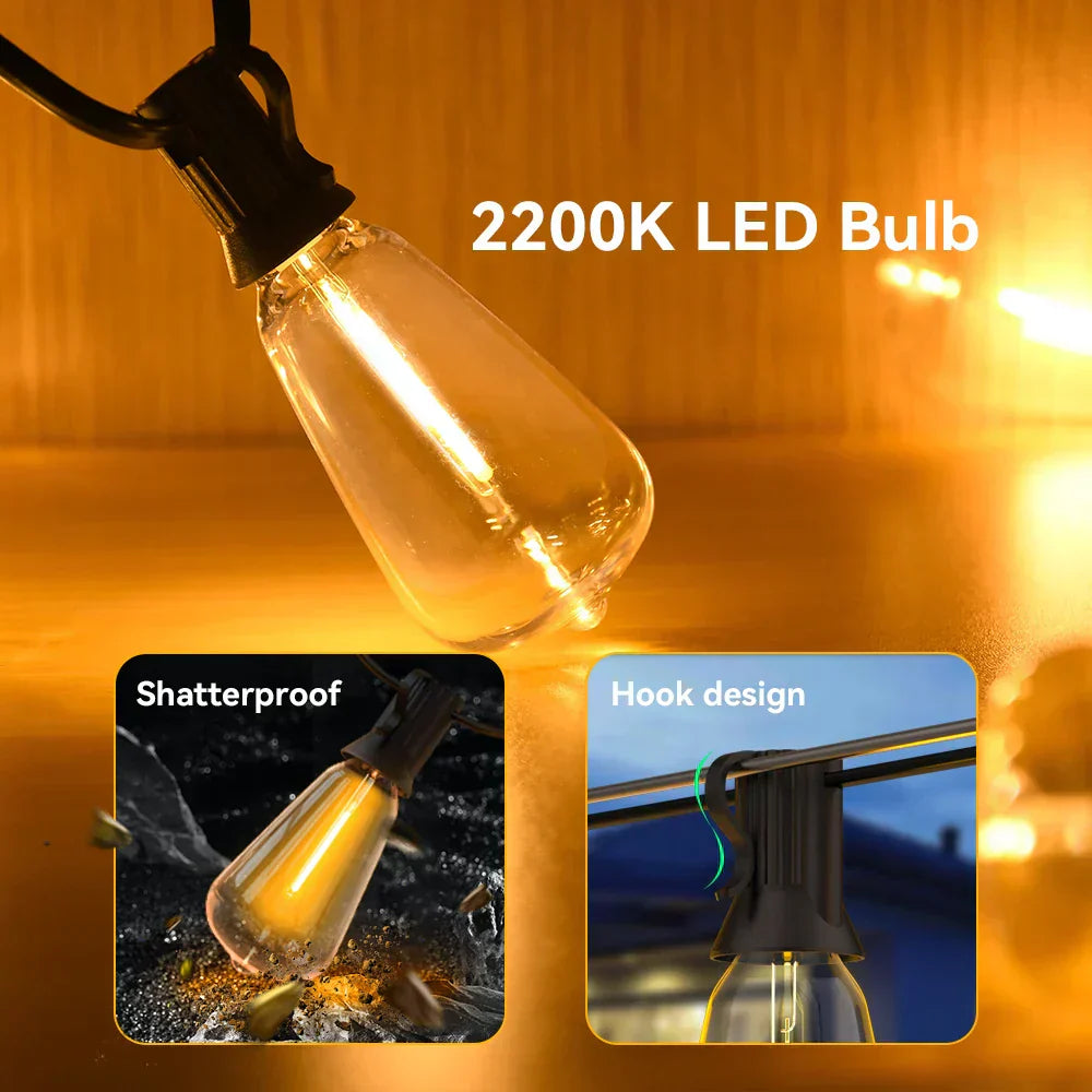 LumiGlow Waterproof LED Garland