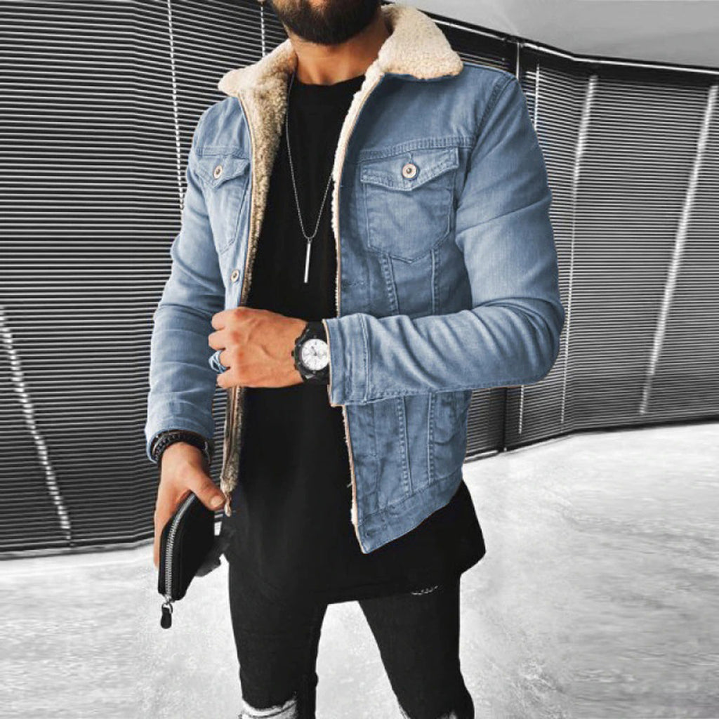 Leo Men's Denim Jacket - Perfect for All Seasons