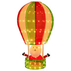 Santa Hot Air Balloon Christmas Pop-Up Decoration