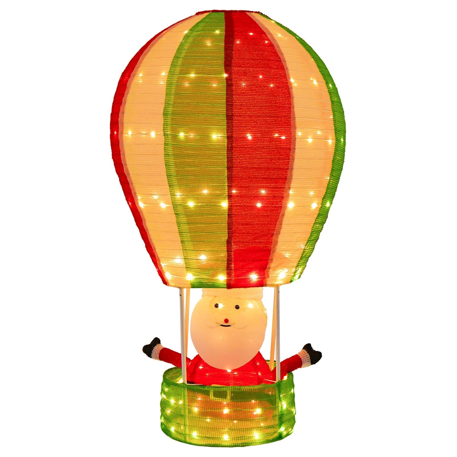Santa Hot Air Balloon Christmas Pop-Up Decoration