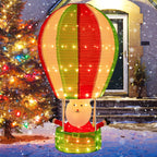 Santa Hot Air Balloon Christmas Pop-Up Decoration