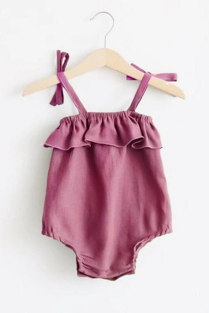 Adorable Ruffled Baby Romper – Soft, Stylish & Comfortable