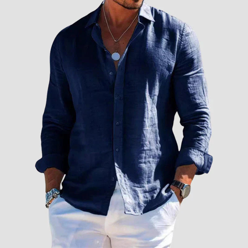 TAORMINA Classic Linen Shirt