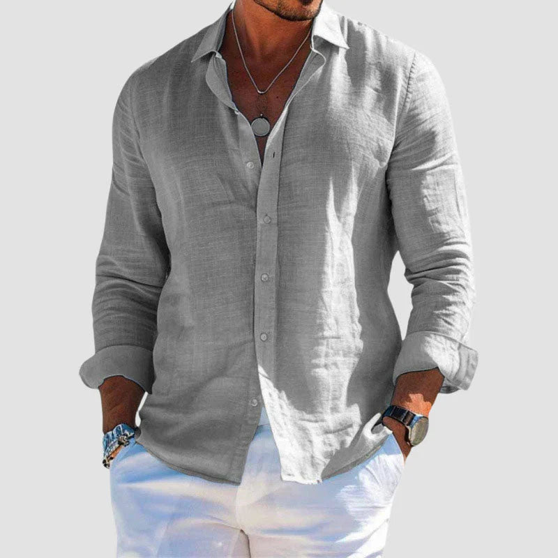 TAORMINA Classic Linen Shirt