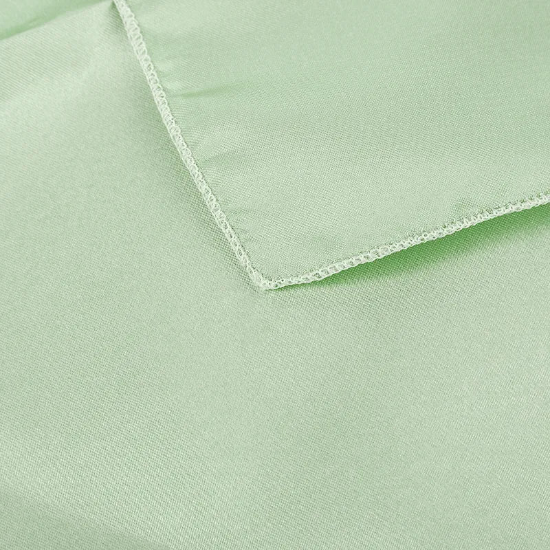 Elegant Satin Christmas Napkins - 30x30 cm Set of 12 for Luxurious Table Decor