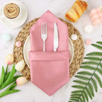Elegant Satin Christmas Napkins - 30x30 cm Set of 12 for Luxurious Table Decor