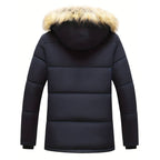 MICHAEL - Men's Parka Jacket with Fur Collar