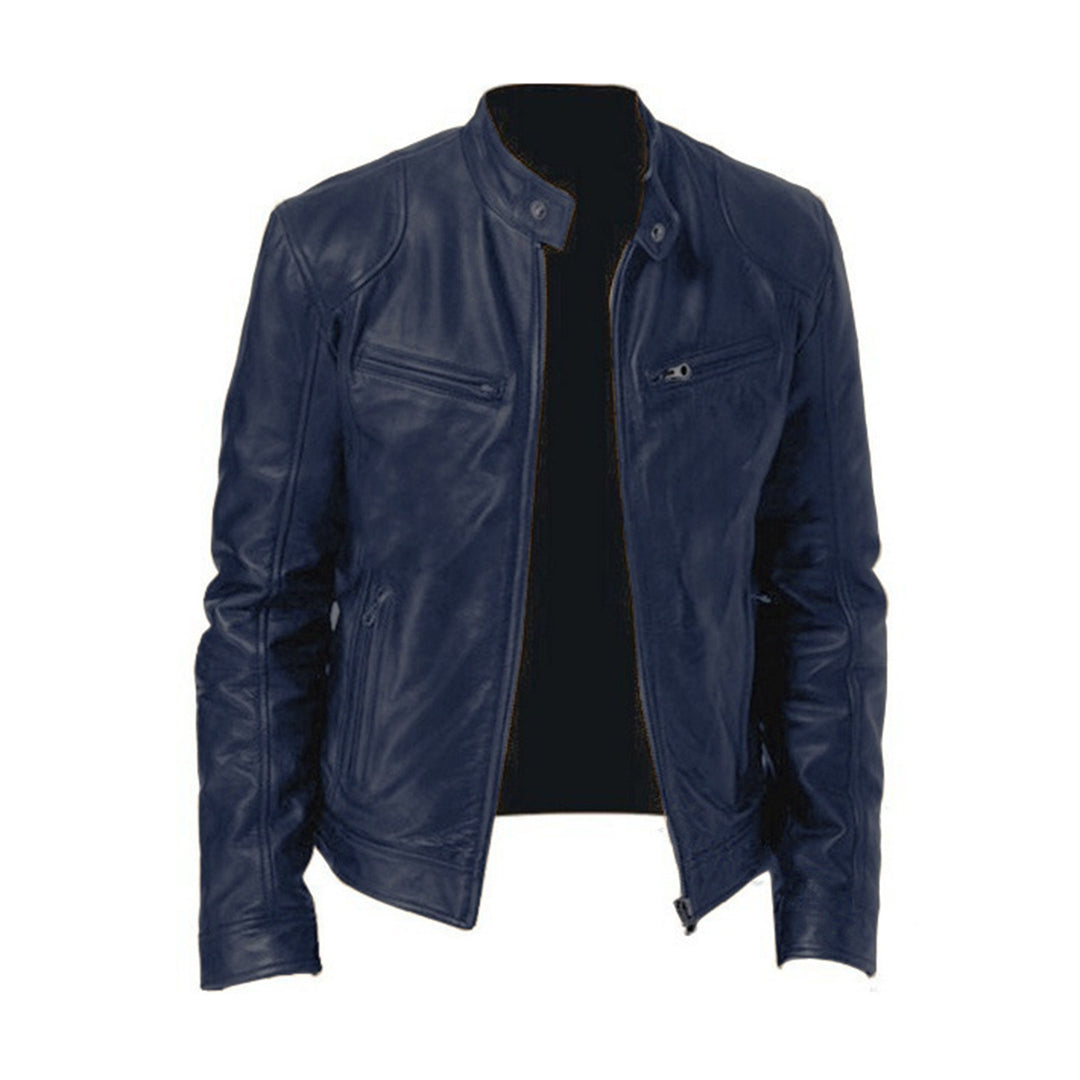 MIKEL - Men's Leather Summer Jacket