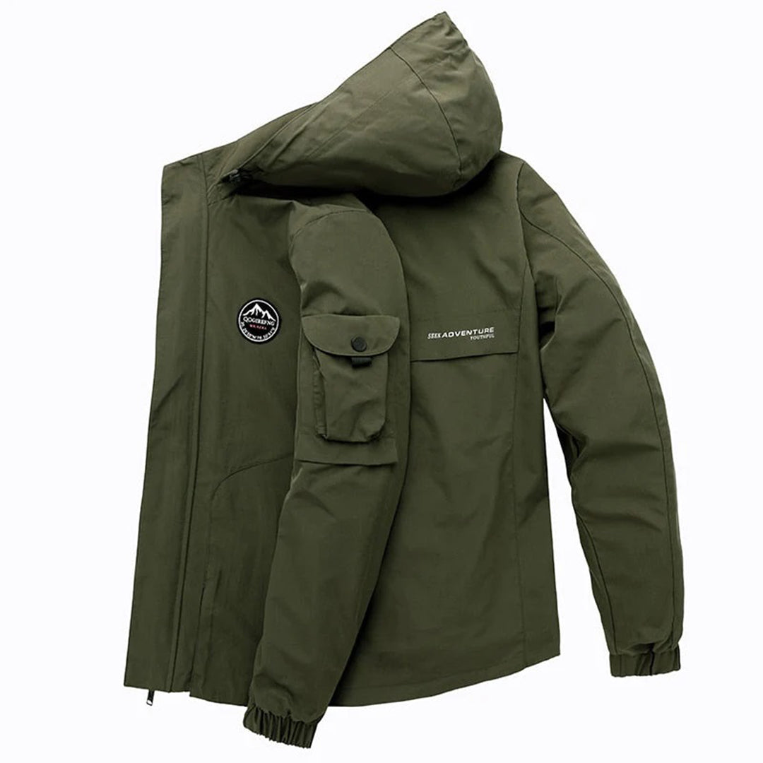 Mason - Men's Lightweight Hooded Summer Bomber Jacket