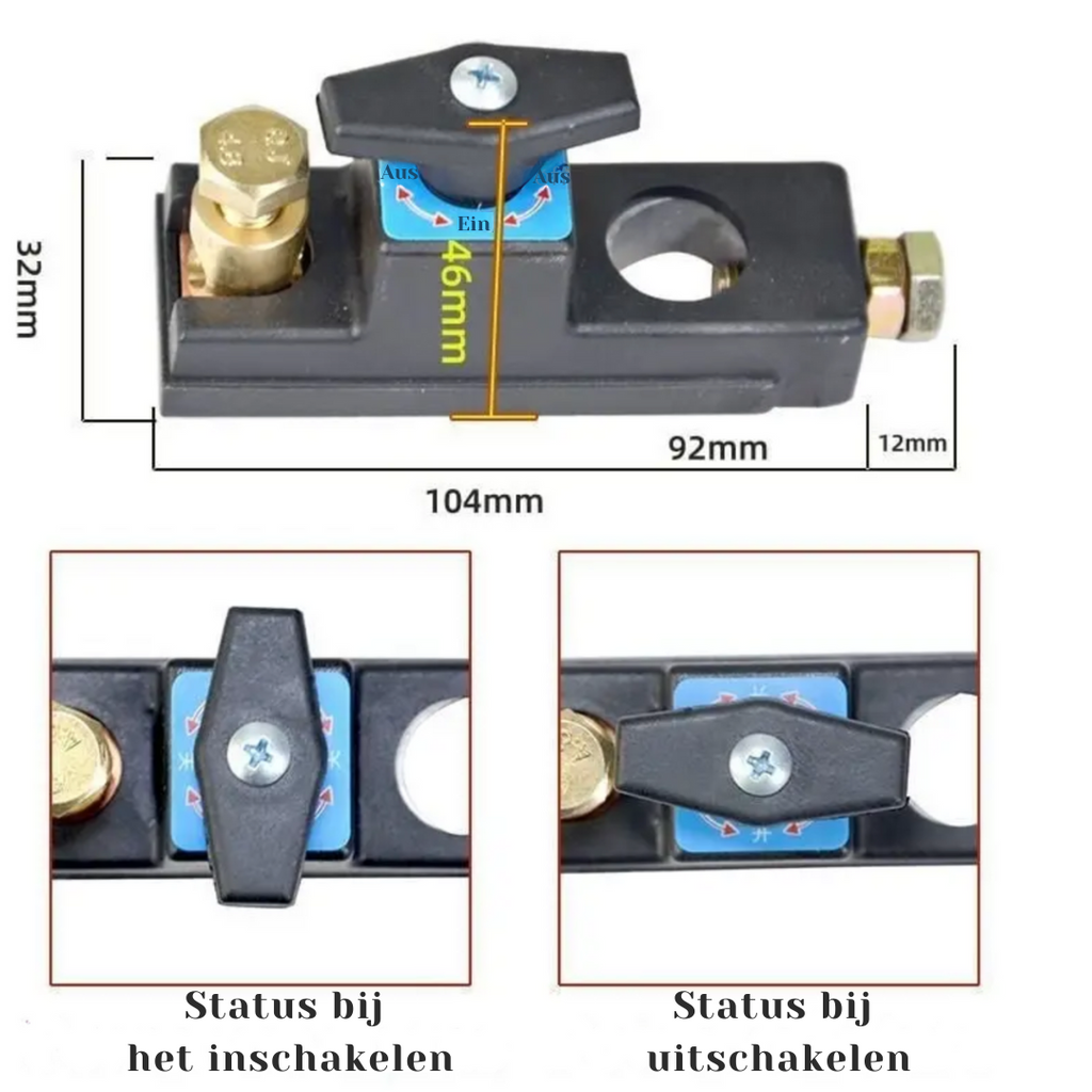 Battery Disconnect Switch – Easily Avoid Flat Batteries with a Quick Turn