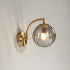 Luxury CrystalGlow Modern Glass Wall Sconce