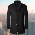 NIKOLAOS - Men's Smart Long Coat