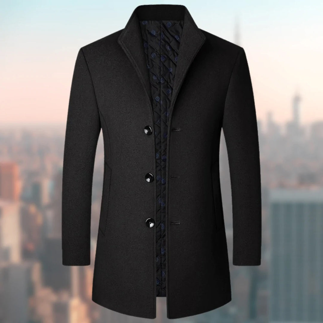 NIKOLAOS - Men's Smart Long Coat