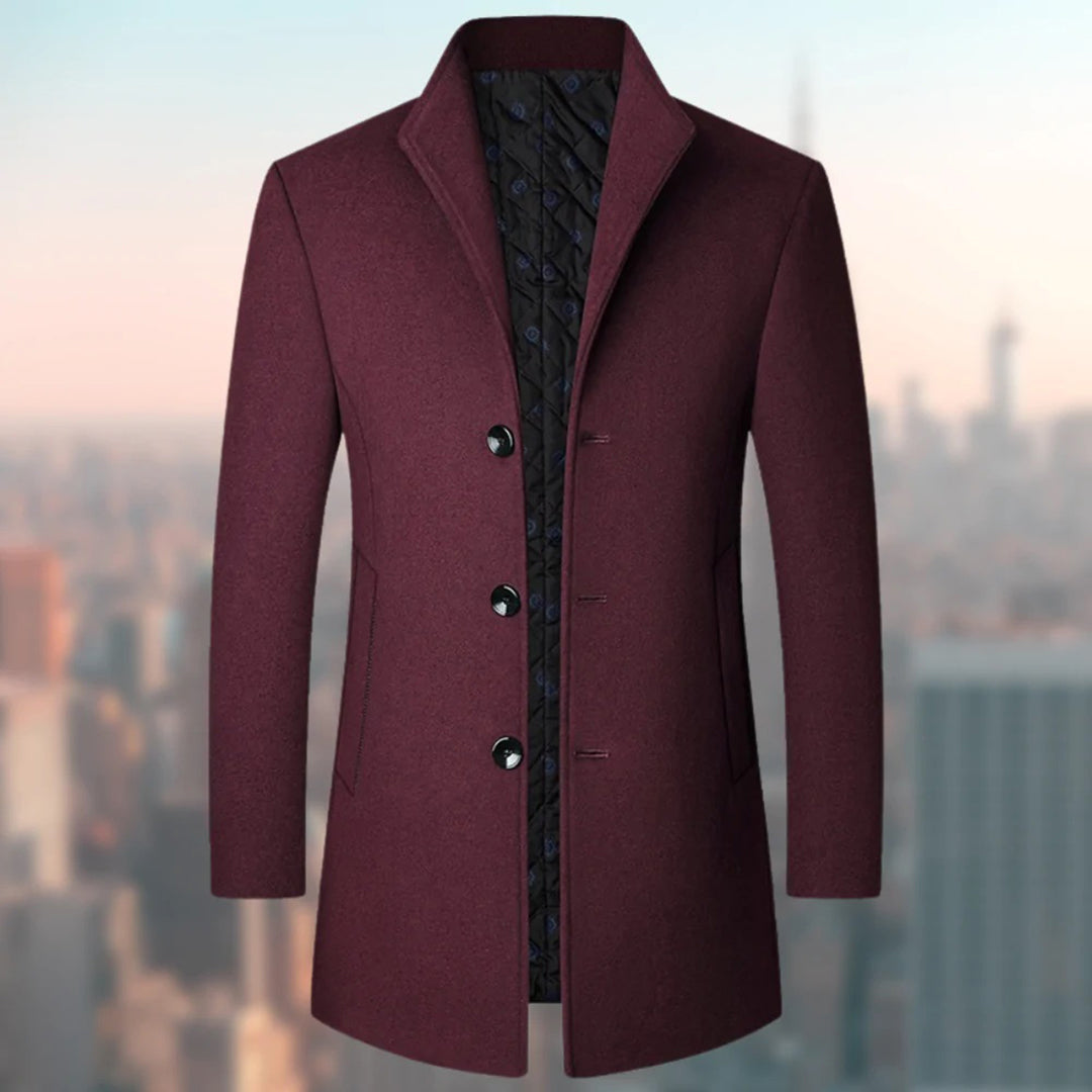 NIKOLAOS - Men's Smart Long Coat
