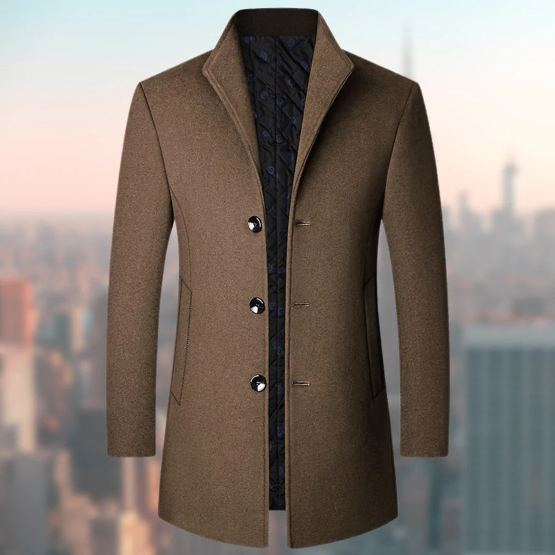 NIKOLAOS - Men's Smart Long Coat