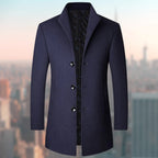 NIKOLAOS - Men's Smart Long Coat