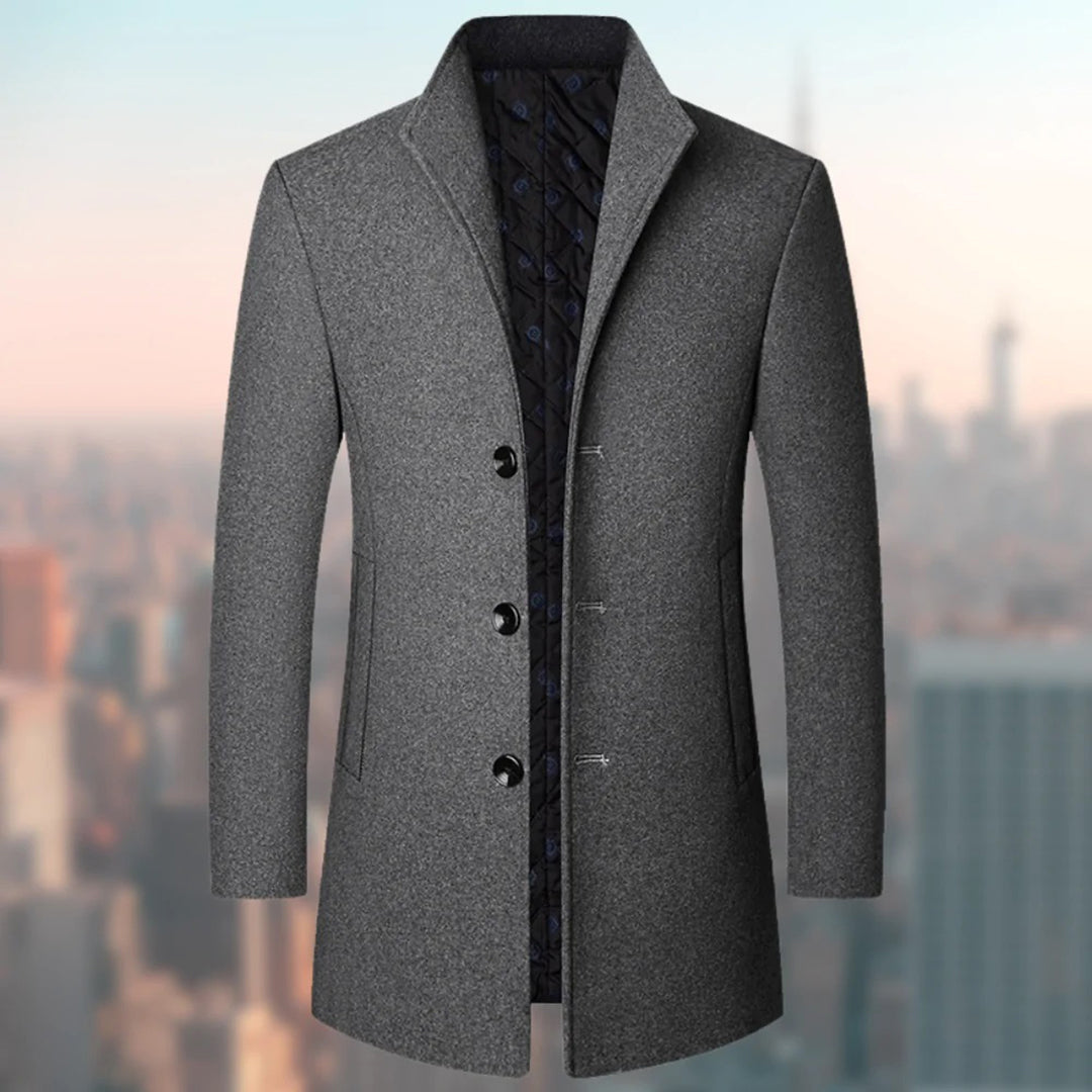NIKOLAOS - Men's Smart Long Coat