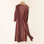 Women's Long Knit Cardigan