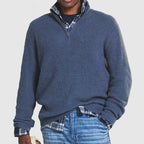 ZAVA - Men's Knitted Half-Zip Sweater