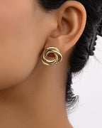 Aurelia Knotted Stud Earrings