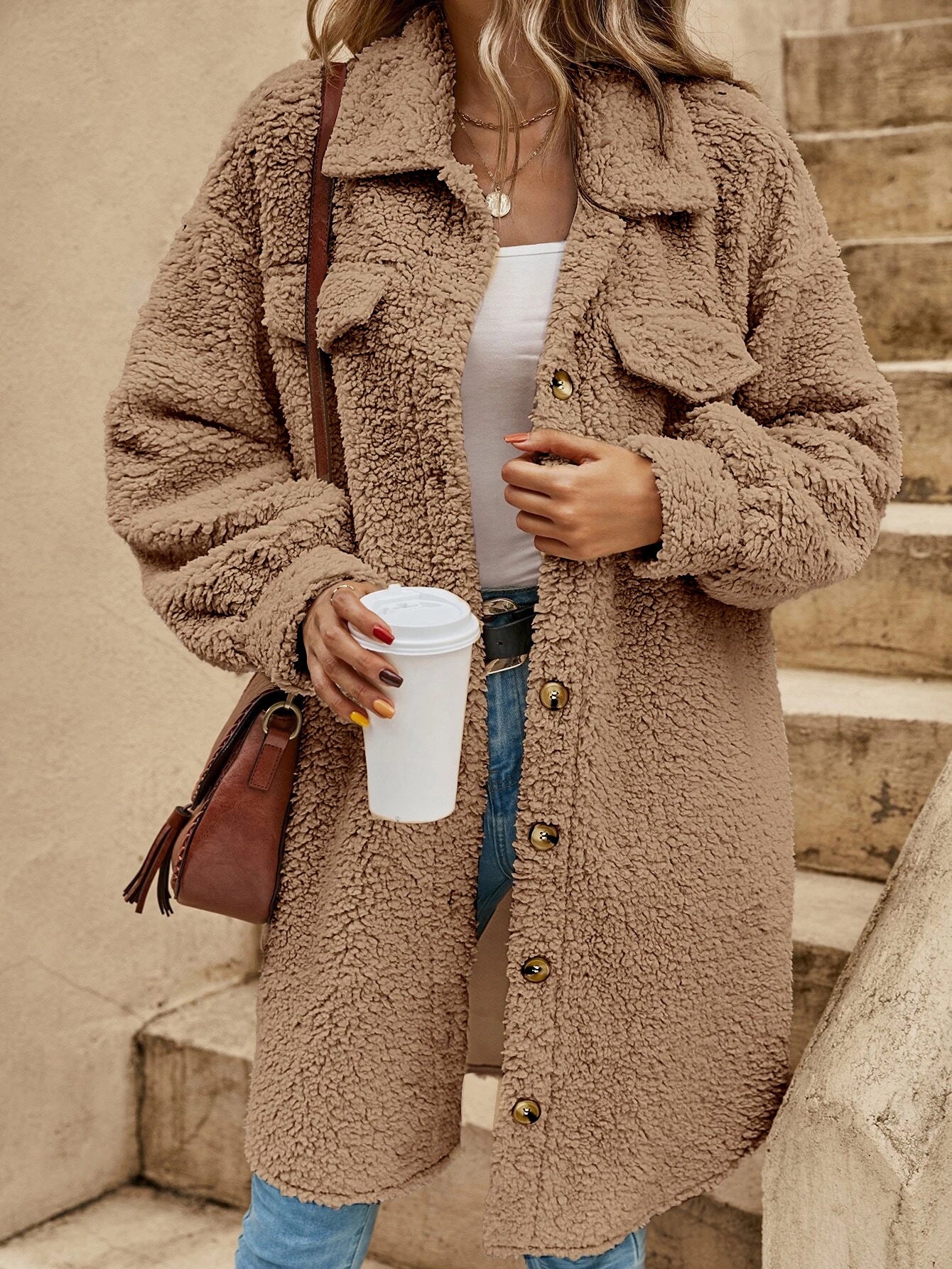 Cozy Teddy Coat | Althea