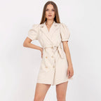 Elisa - Belted Double-Breasted Blazer Dress