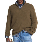 ZAVA - Men's Knitted Half-Zip Sweater