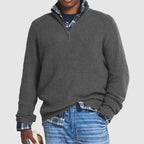 ZAVA - Men's Knitted Half-Zip Sweater