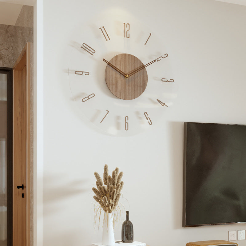 Timeless Scandinavian Charm: Wooden Clock Design