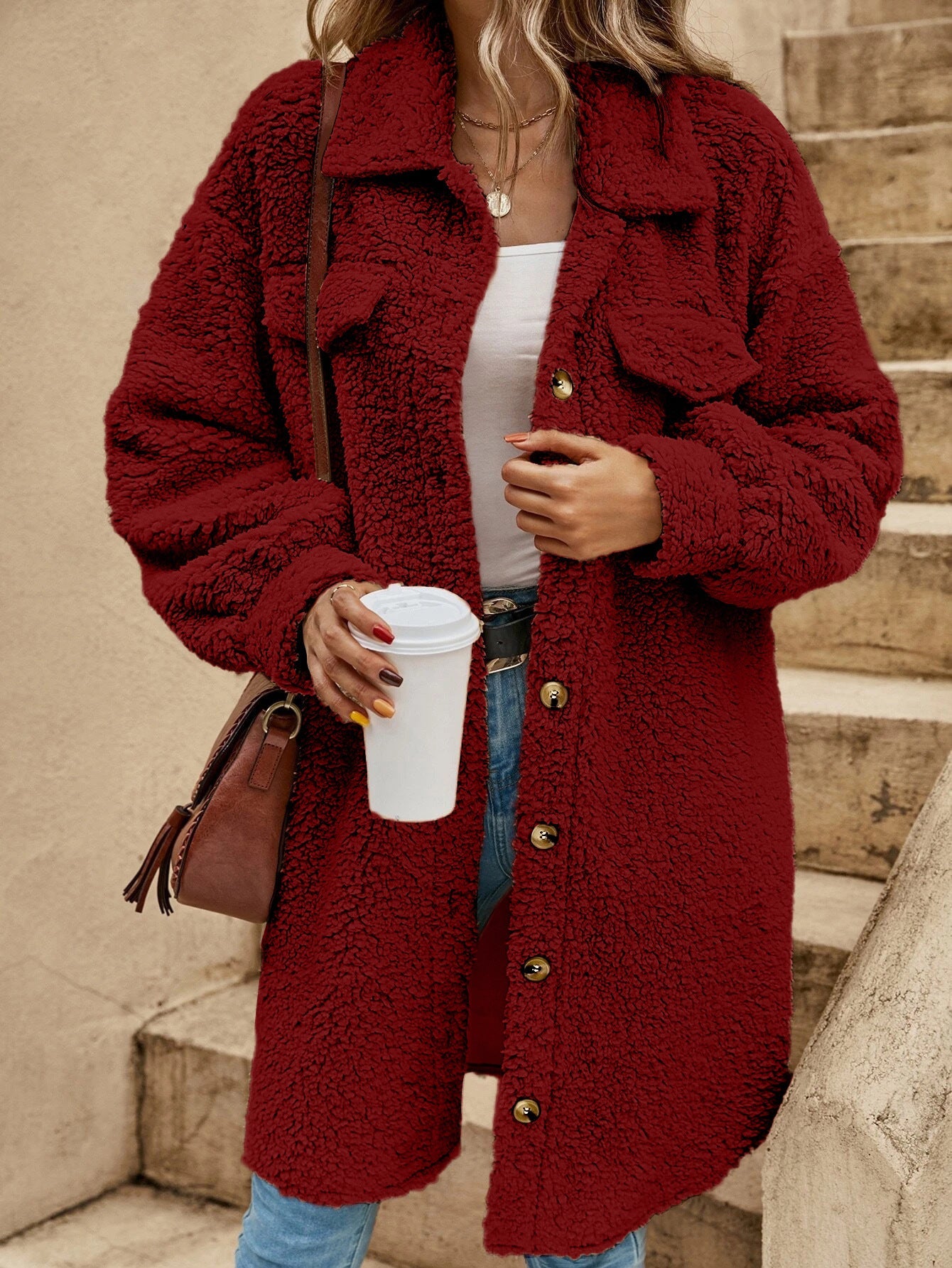 Cozy Teddy Coat | Althea
