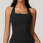 Women's Breathable Stretch Sports Tank Top - Comfortable Fitted Design