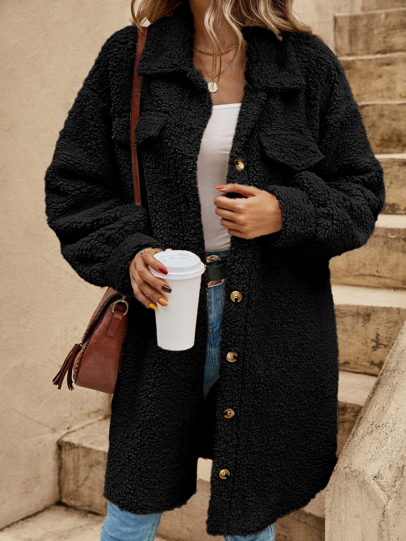 Cozy Teddy Coat | Althea
