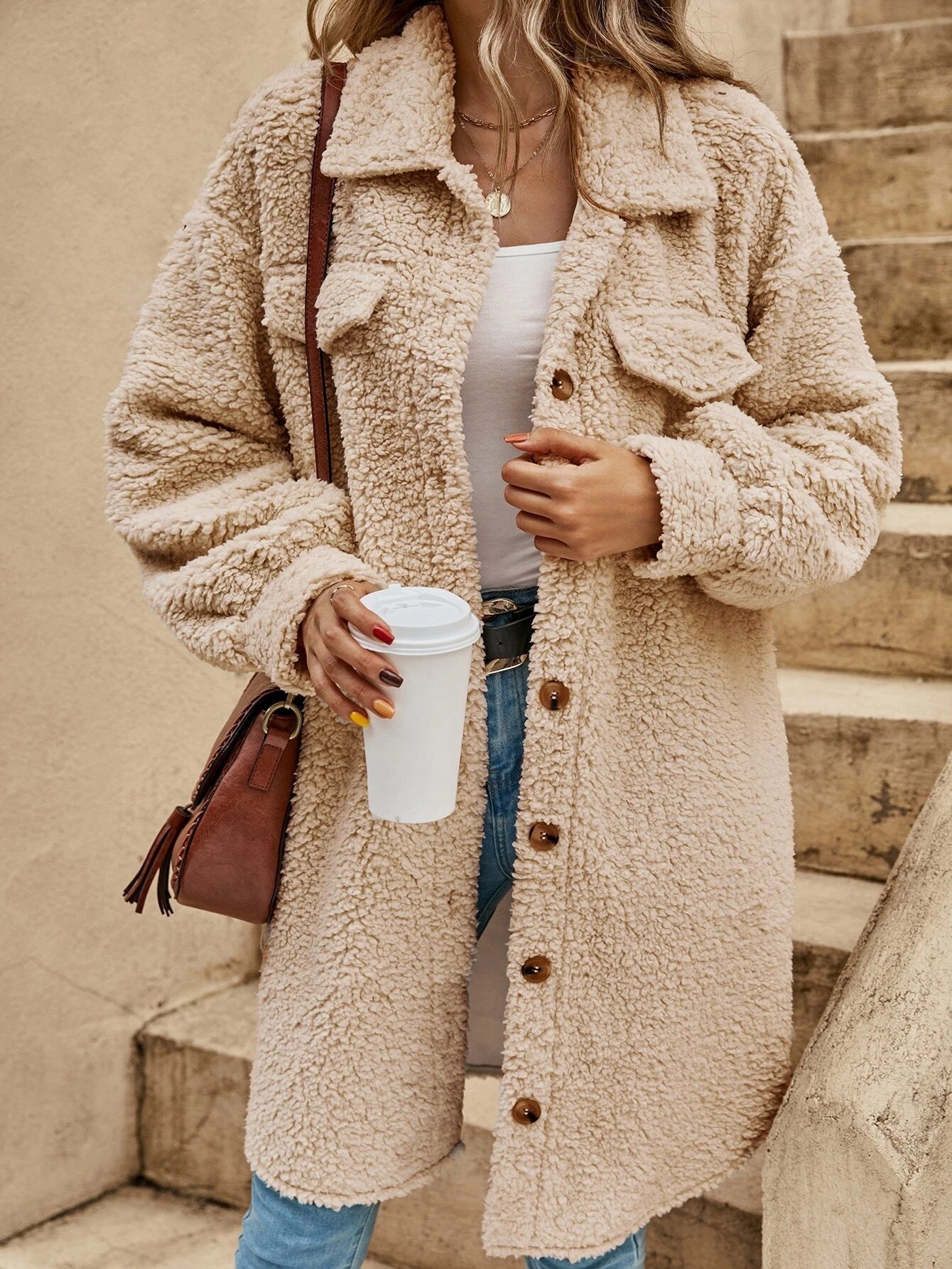 Cozy Teddy Coat | Althea