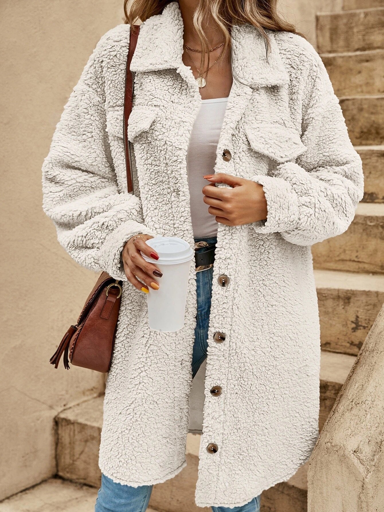 Cozy Teddy Coat | Althea