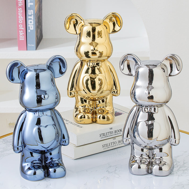 Chic Bear Sculpture for Contemporary Home Décor