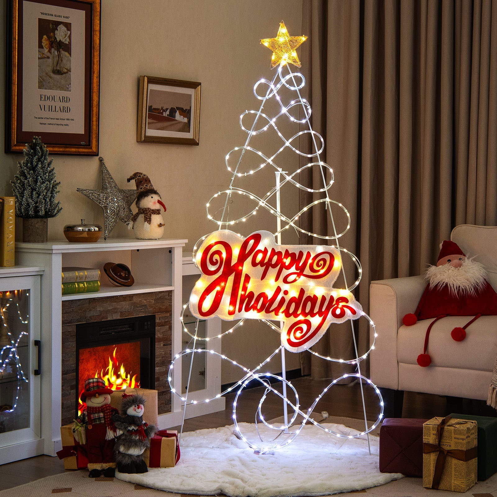 Colorful Magic Christmas Tree with 6 LED Lighting Options