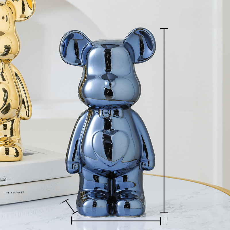 Chic Bear Sculpture for Contemporary Home Décor