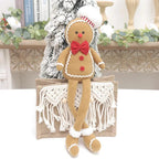 Handmade Plush Gingerbread Christmas Ornament for Kids – Soft Holiday Decoration