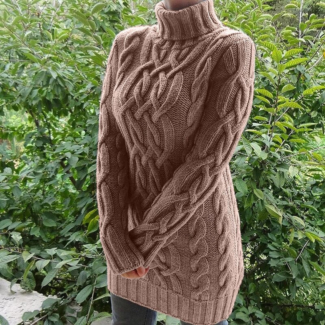 LEONE | Cozy Women's Roll Neck Sweater for Winter