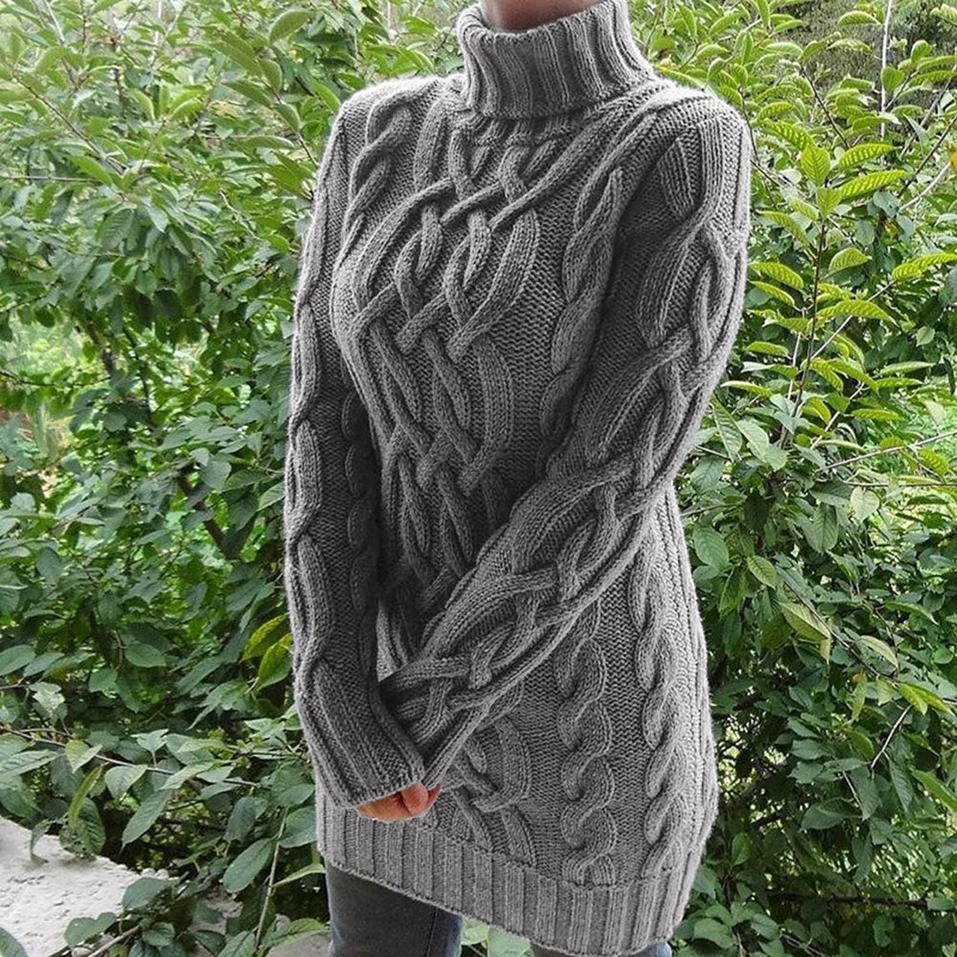 LEONE | Cozy Women's Roll Neck Sweater for Winter