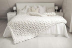 Stylish Cozy Knitted Blanket – Available in 80x100 cm and 100x120 cm for Autumn and Winter Comfort