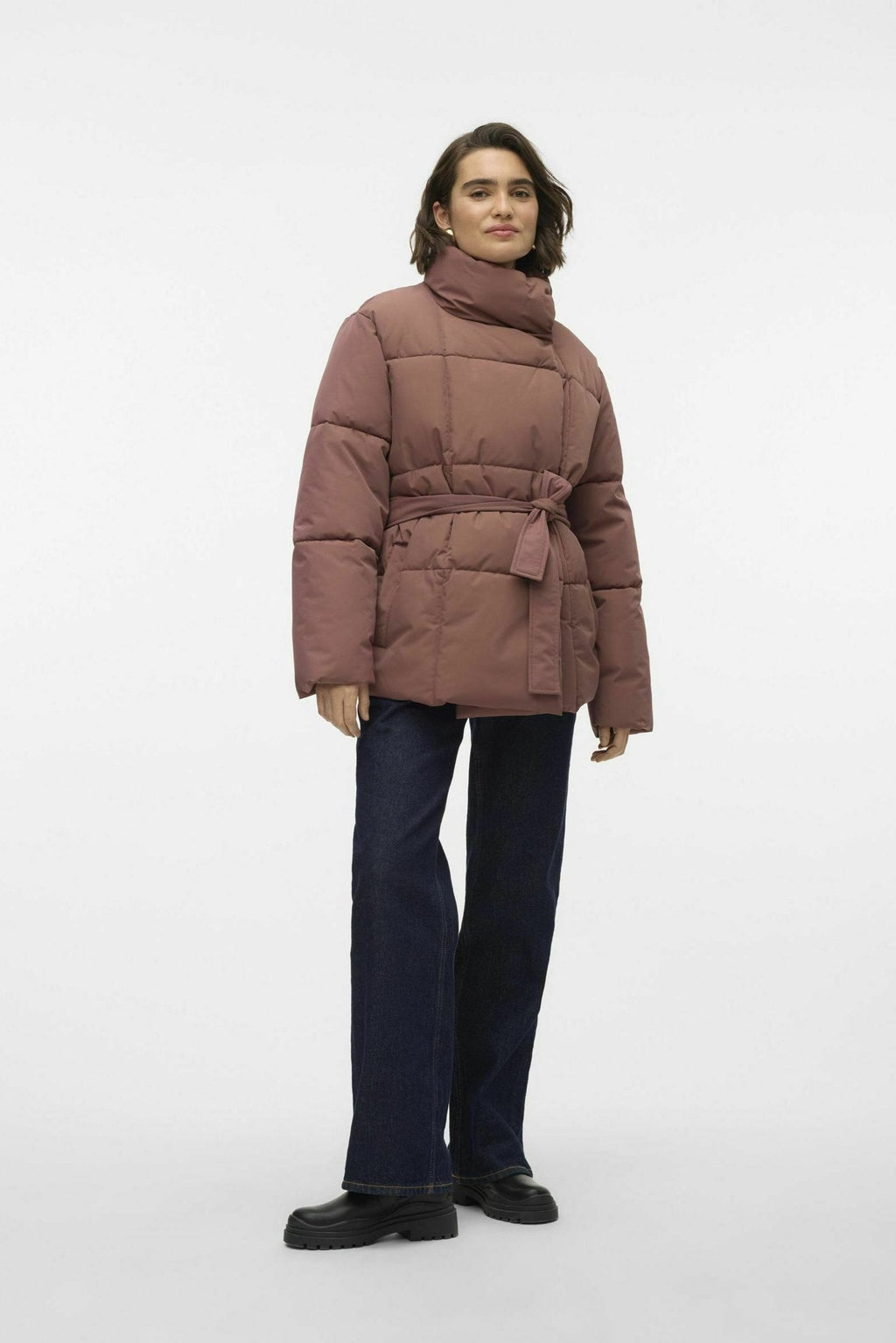 Belted Quilted Jacket