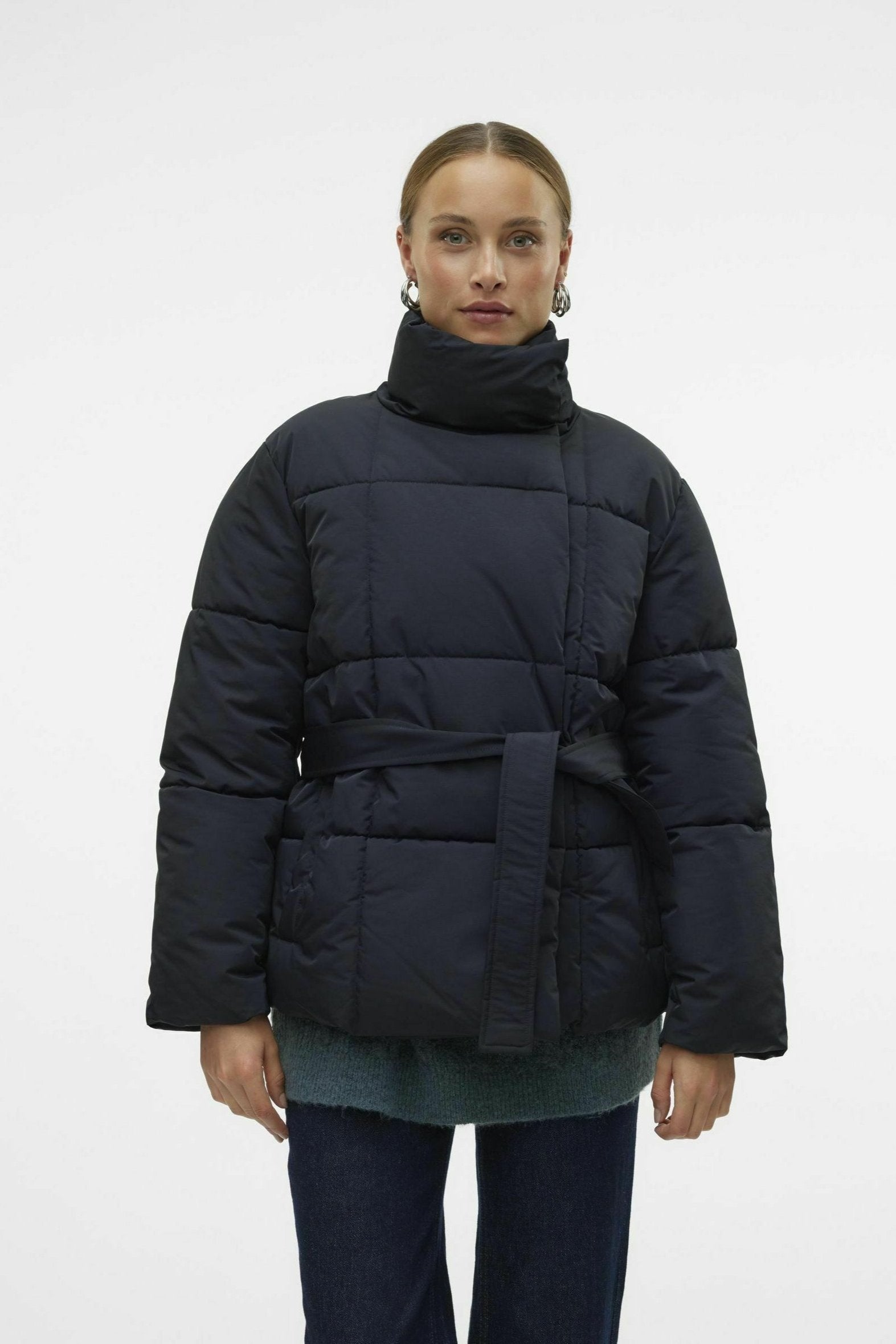 Belted Quilted Jacket