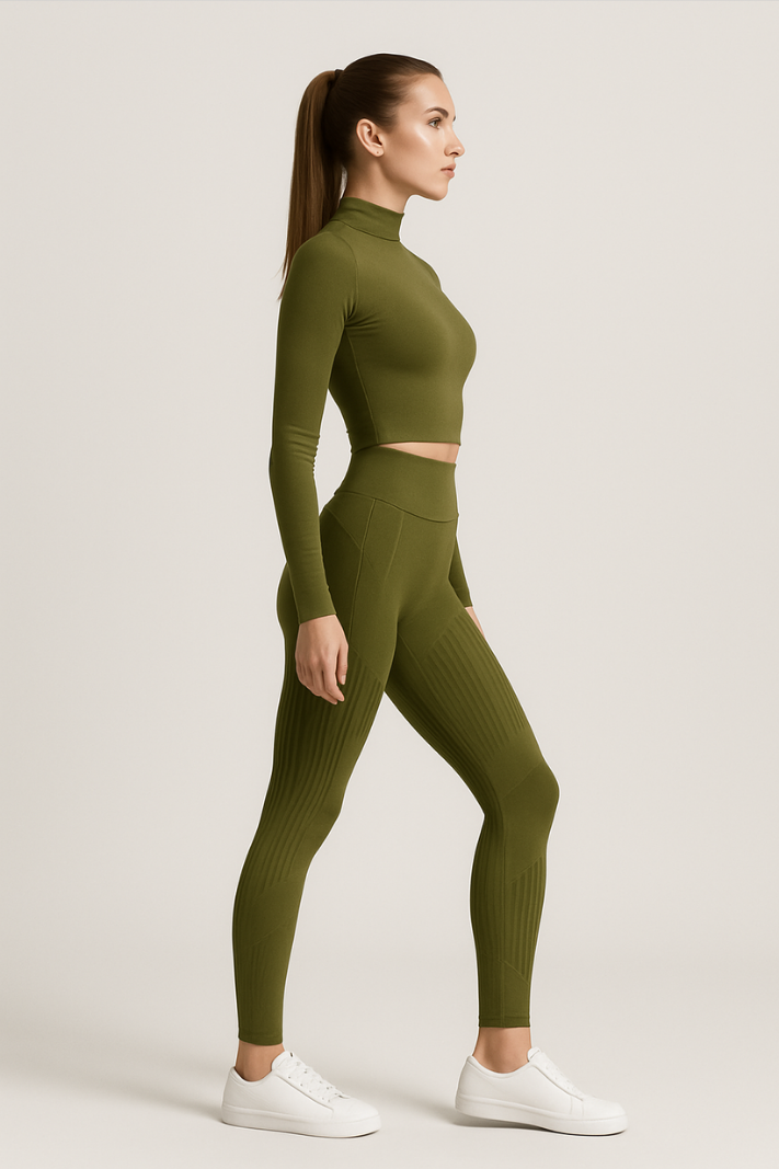 Chic Anti-Cellulite Compression Leggings for Maximum Comfort - Women's